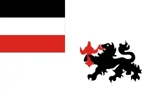 Bandera de las Islas Salomón como parte de la Nueva Guinea Alemana (1886-1893)
