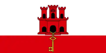 Bandera de Gibraltar