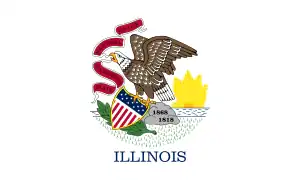 Bandera de Illinois  1969