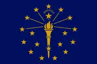 Bandera de Indiana.
