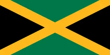 Bandera de Jamaica.