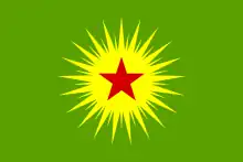 Flag of Koma Civakên Kurdistanê.svg