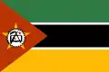 Bandera de Mozambique de 1983.