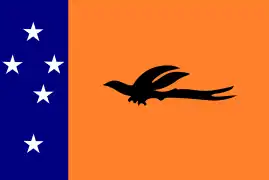 Bandera de la provincia de Nueva Irlanda, Papúa Nueva Guinea