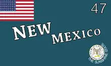 Bandera de Nuevo México (1912-1925)