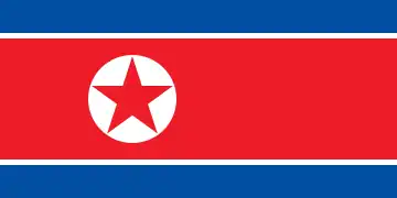 Bandera naval de Corea del Norte