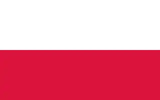 Bandera de Polonia.