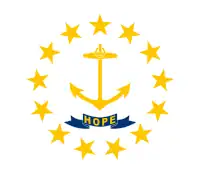 Bandera de Rhode Island  1897