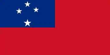 Bandera de Samoa Occidental (1948-1949)