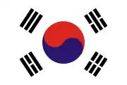 Bandera de Corea del Sur (1949-1984)