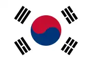 Bandera de South Corea