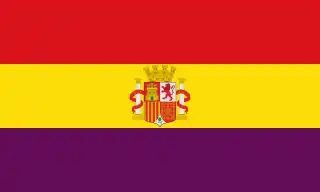 Bandera naval de Segunda República Española