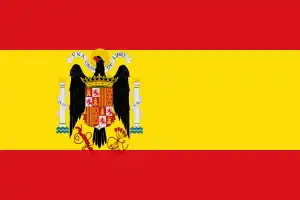 Bandera del régimen franquista (1938–1945)