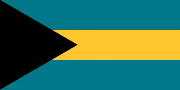 Bandera de Bahamas.