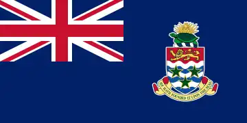 Bandera de Islas Caimán.