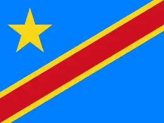 Bandera de la República del Congo.