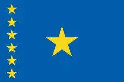 Bandera de República Democrática del Congo