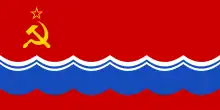 Bandera de la República Socialista Soviética de Estonia