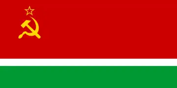 Bandera de la RSS de Lituania