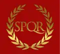 Estandarte del Imperio Romano