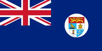 Bandera de las Islas Salomón británicas (1956-1966)