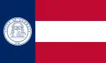 Bandera de Georgia 1920–1956