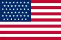 Bandera del Gobierno militar de los Estados Unidos en Cuba (1898-1902; 1906–1909)