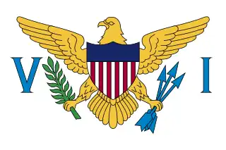 Bandera de Islas Vírgenes de los Estados Unidos