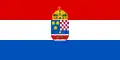 Bandera del Reino de Croacia-Eslavonia dentro del Imperio austrohúngaro (1868-1918)