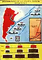 Propaganda ilustrando el desarrollo de la flota petrolera argentina, 1943-1951.