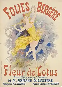 Folies Bergères,Fleur de Lotus, 1893