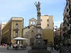 Fuente de Santa Eulalia, Plaza del Pedró.