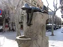 Fuente de la Rana, Córcega con Diagonal, Barcelona (1911).