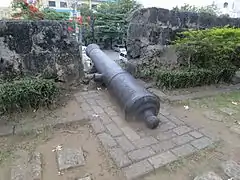 Batería del fuerte de San Pedro, en Cebú (Filipinas)