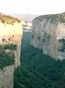 Foz de Arbayún desde el mirador de la carretera de Lumbier a Navascués