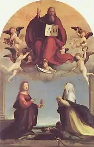 Dios Padre, Santa María Magdalena y Santa Catalina, 1509, Pinacoteca civica