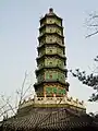 Pagoda de las colinas fragantes (Xiāngshān Gōngyuán, Beijing).