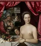 François Clouet: Dama en la bañera (retrato de Diana de Poitiers) (1571). Galería Nacional de Arte, Washington.