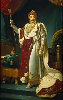 Retrato del emperador Napoleón I.