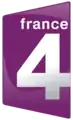 Logo de France 4 del el 7 de abril de 2008 al 19 de septiembre de 2011