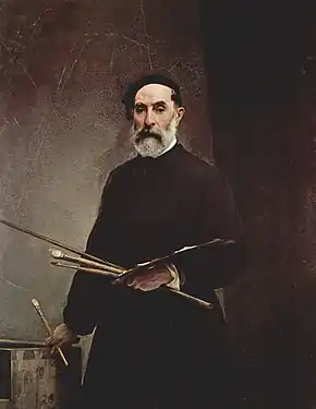 Autorretrato (1860). Florencia, Galería Uffizi.