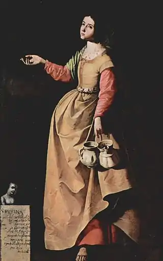 Santa Rufina, por Zurbarán