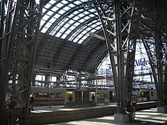 Estación Central de Fráncfort del Meno, Hermann Eggert, 1881.