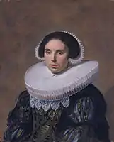Sara Wolphaerts van Diemen - Óleo sobre lienzo, 79,5 x 66,5 cm, Rijksmuseum, Ámsterdam.