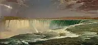 Niagara Falls, de Frederic Edwin Church, 1857 (escuela del Hudson).