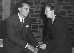 Frédéric e Irène en los años 1940.