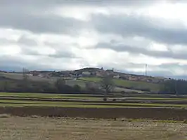 Ladera del altozano donde se hallaba su castillo