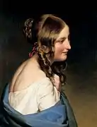 Mädchenbildnis, por Friedrich Von Amerling (1830)