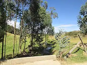 Vista al caserío de Caiboca