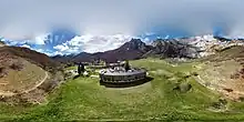 Vista panorámica de 360° desde la campa del Parador Nacional de Turismo.